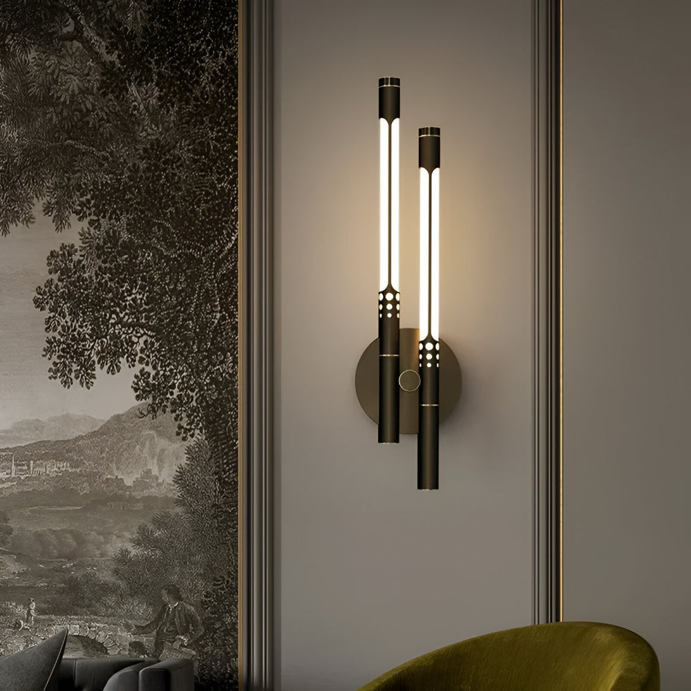 Innenraum LED-Wandlampe aus Metall und Acryl für den Hausgebrauch | Temsk