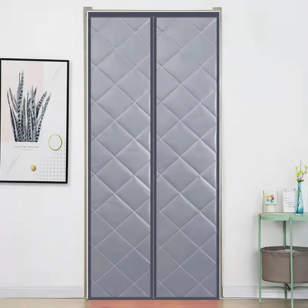 Magnetic Insulated Thermal Door Curtain To Block Drafts And Improve Comfort | Temsk