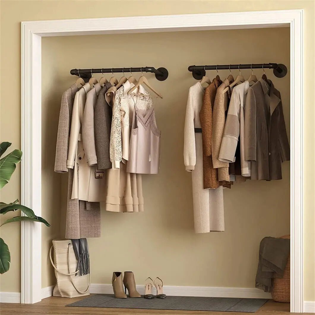 Werkline Industrial Style Wall Mounted Clothes Rail | Temsk