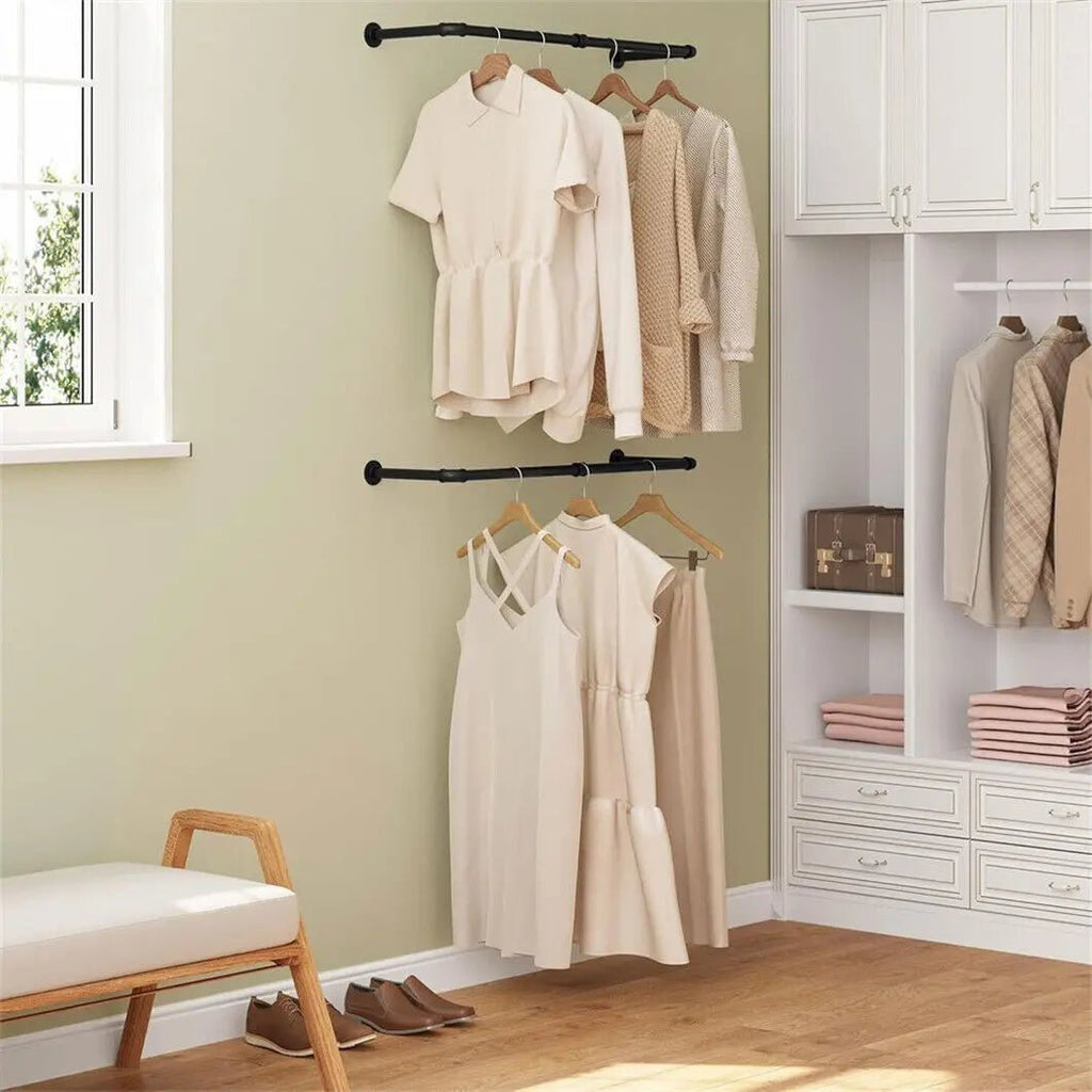 Werkline Industrial Style Wall Mounted Clothes Rail | Temsk
