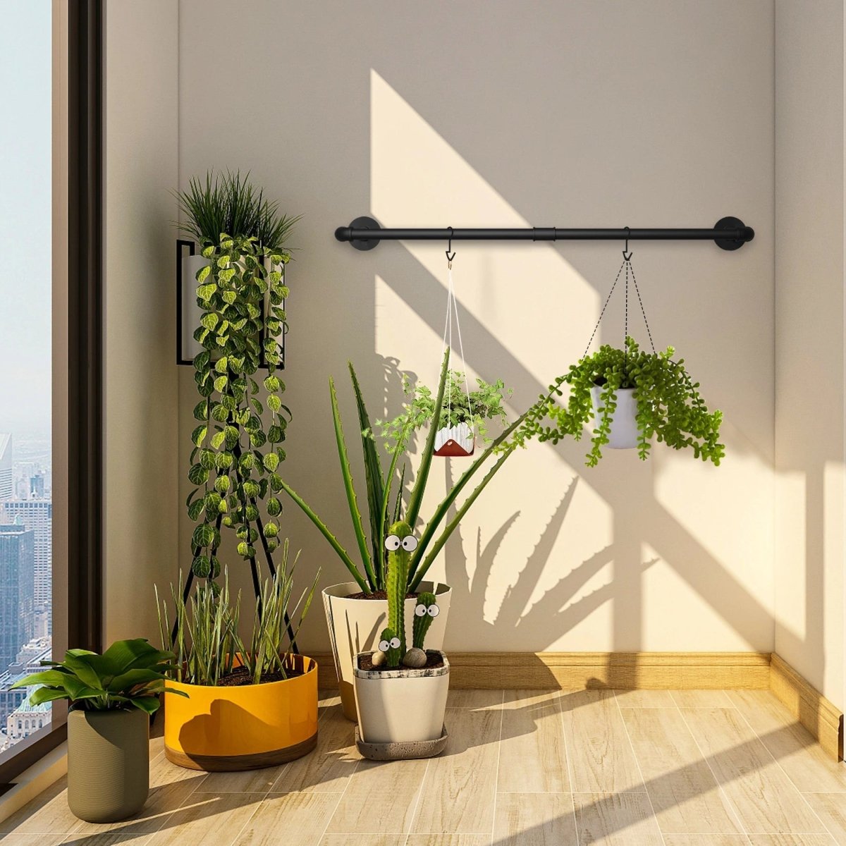 Werkline Industrial Style Wall Mounted Clothes Rail | Temsk