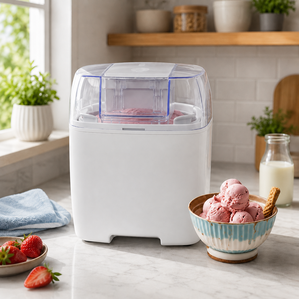 Maschine für hausgemachte gefrorene Desserts wie Eiscreme und Sorbet | Temsk