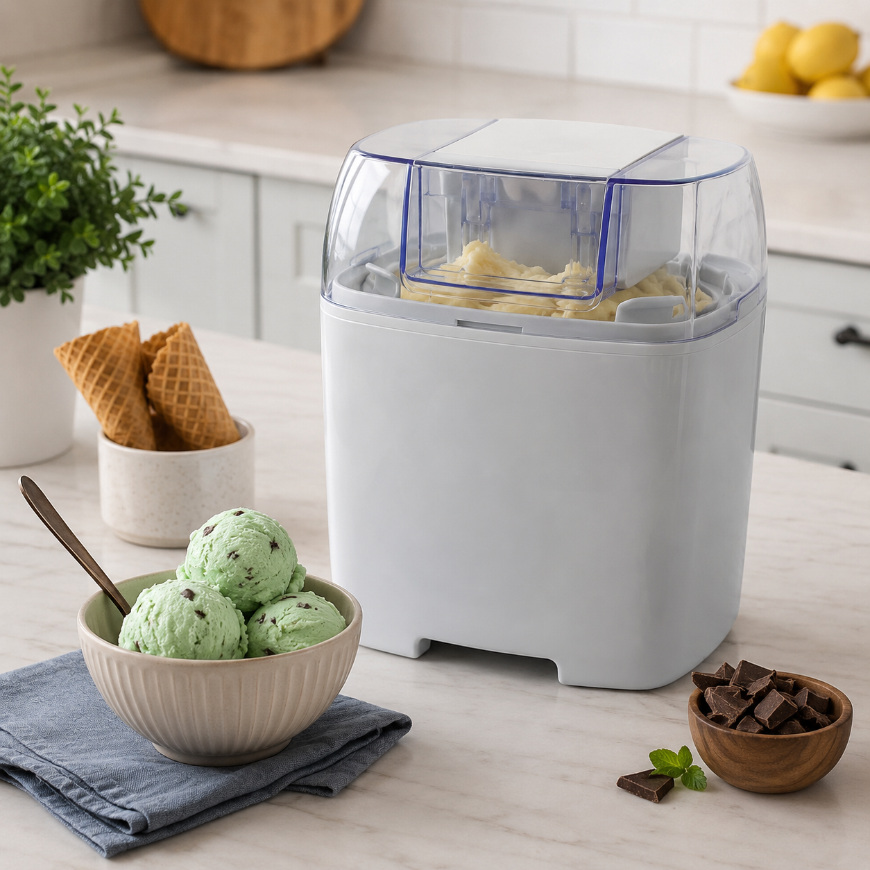 Maschine für hausgemachte gefrorene Desserts wie Eiscreme und Sorbet | Temsk