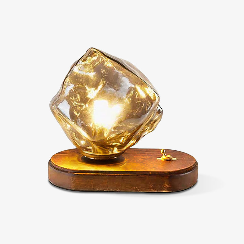 Stolní lampa Glacierstone z ledového kamene pro dekoraci obývacího pokoje | Temsk