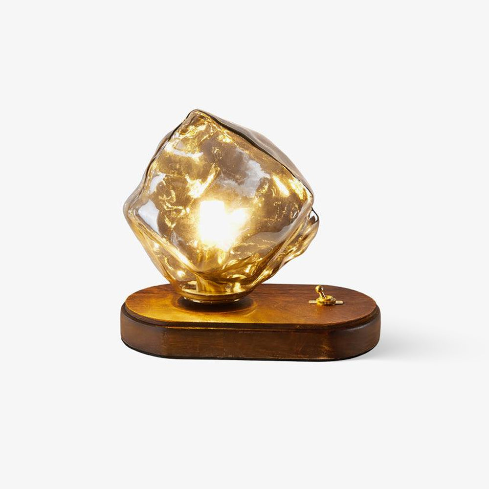 Stolní lampa Glacierstone z ledového kamene pro dekoraci obývacího pokoje | Temsk
