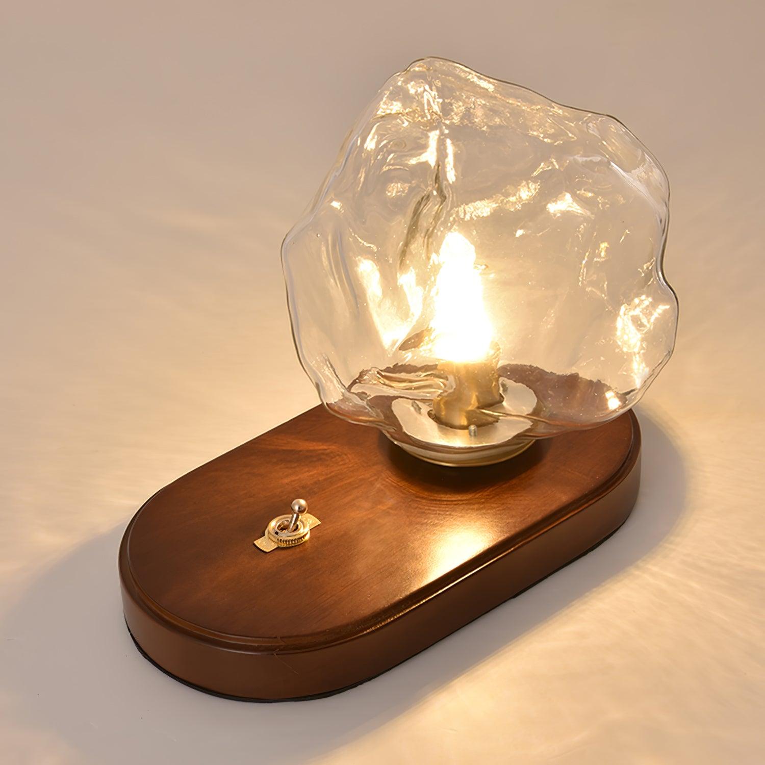 Stolní lampa Glacierstone z ledového kamene pro dekoraci obývacího pokoje | Temsk