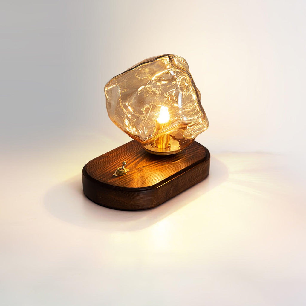 Stolní lampa Glacierstone z ledového kamene pro dekoraci obývacího pokoje | Temsk