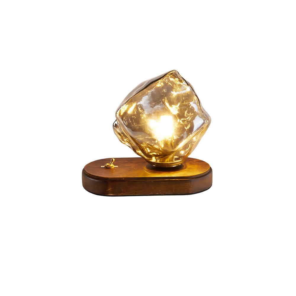 Stolní lampa Glacierstone z ledového kamene pro dekoraci obývacího pokoje | Temsk