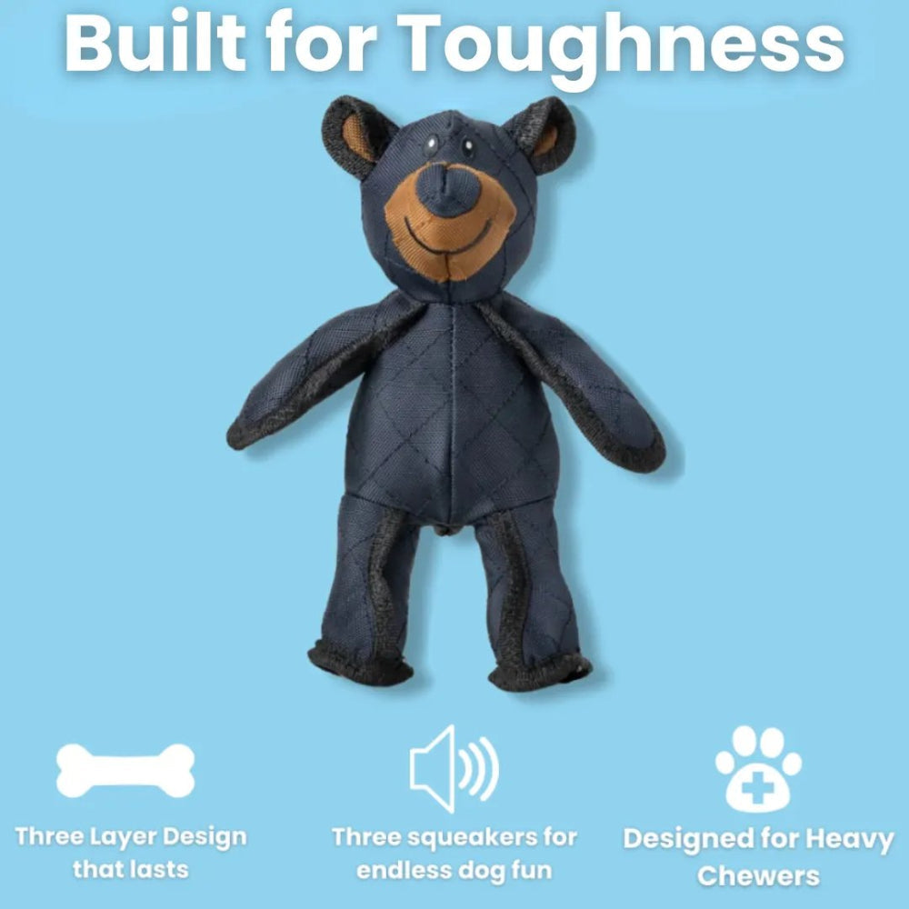 Durable Plush Bear Shape Chew Toy For Dogs Playtime Fun | Temsk