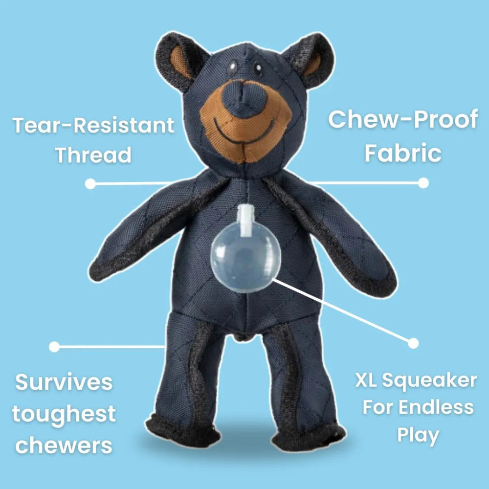 Durable Plush Bear Shape Chew Toy For Dogs Playtime Fun | Temsk