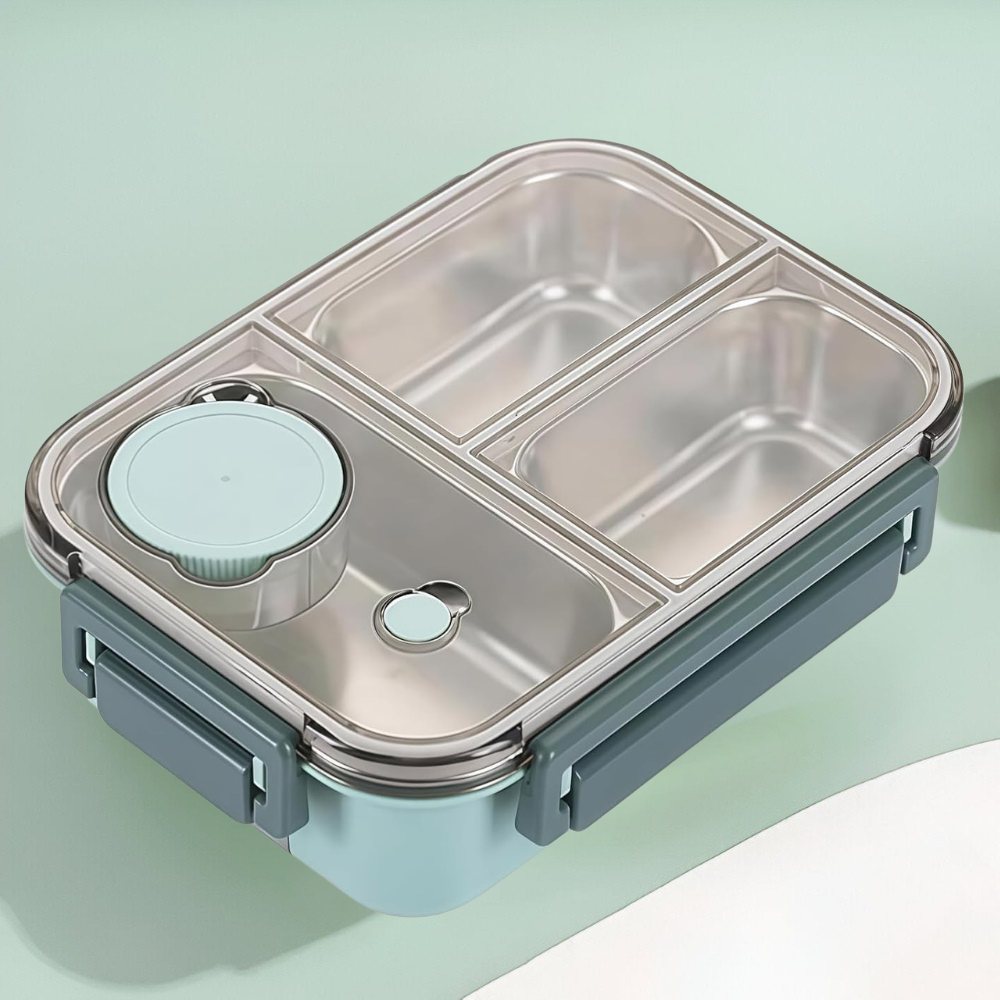 Isolierter Edelstahl-Lunchbehälter mit auslaufsicherem Deckel | Temsk