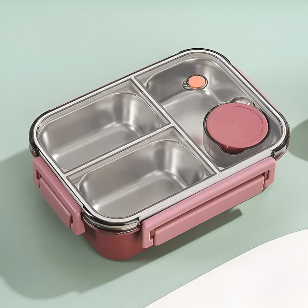 Isolierter Edelstahl-Lunchbehälter mit auslaufsicherem Deckel | Temsk
