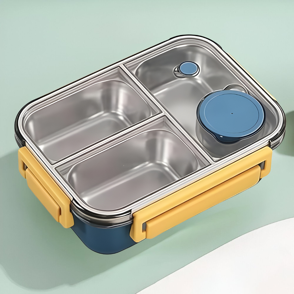 Isolierter Edelstahl-Lunchbehälter mit auslaufsicherem Deckel | Temsk