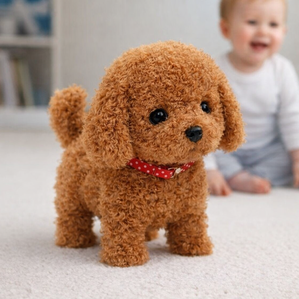 Robot Dog Plush Interactive Realistic Walking Toy For Kids | Temsk