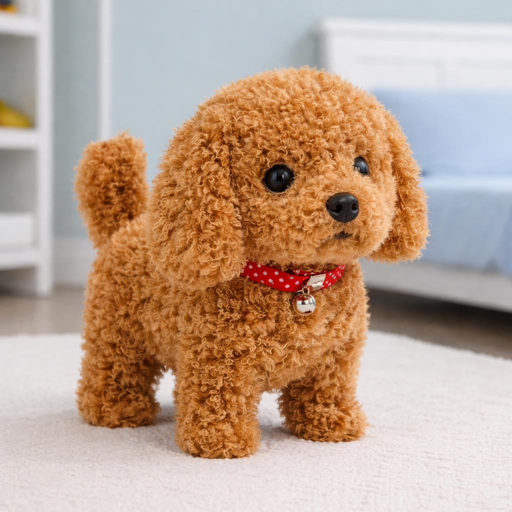 Robot Dog Plush Interactive Realistic Walking Toy For Kids | Temsk