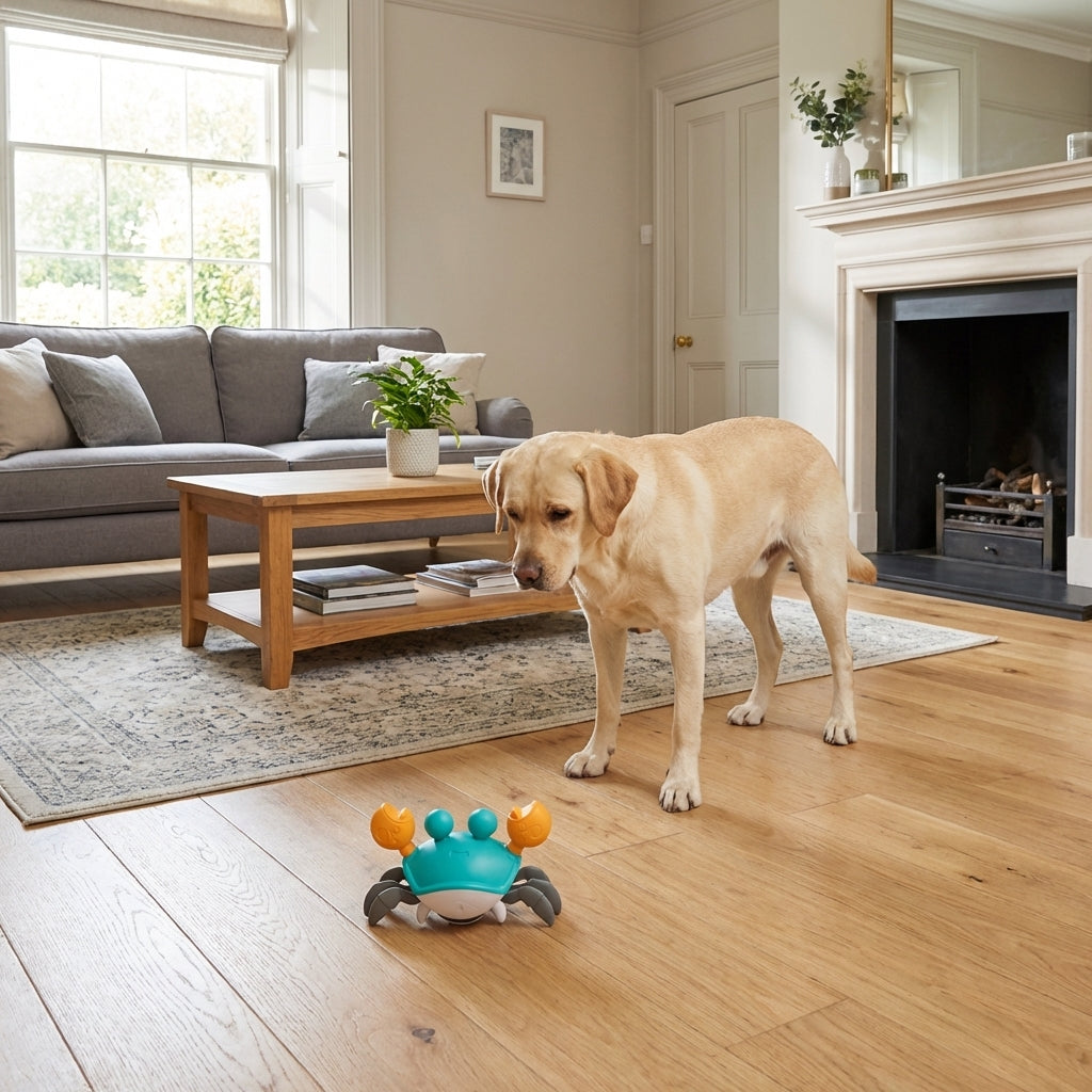 Interactive Crawling Crab Dog Toy With Motion Sensor And USB Rechargeable | Temsk
