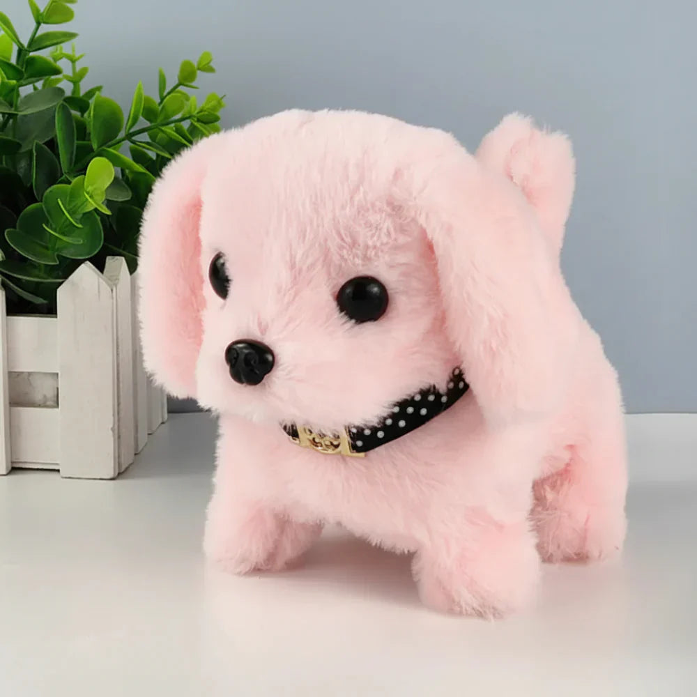 Plush Puppy Interactive Toy That Walks And Barks For Playtime | Temsk