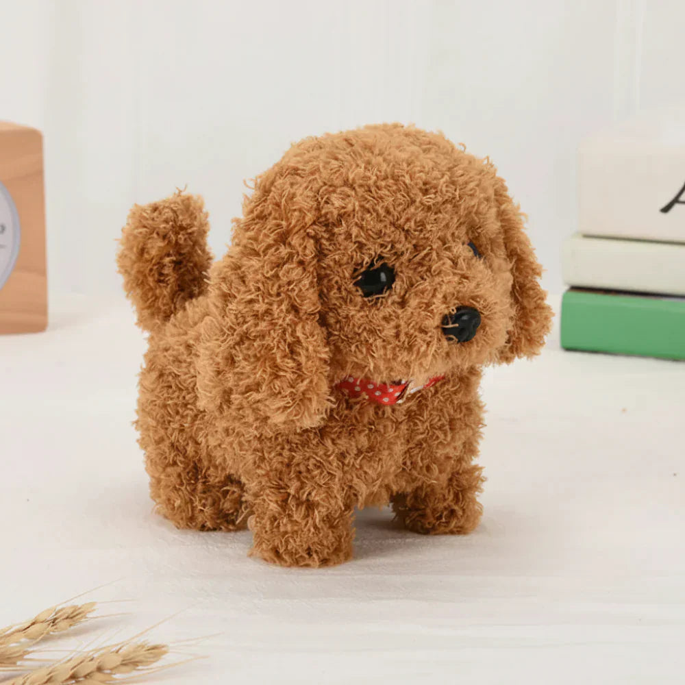 Plush Puppy Interactive Toy That Walks And Barks For Playtime | Temsk