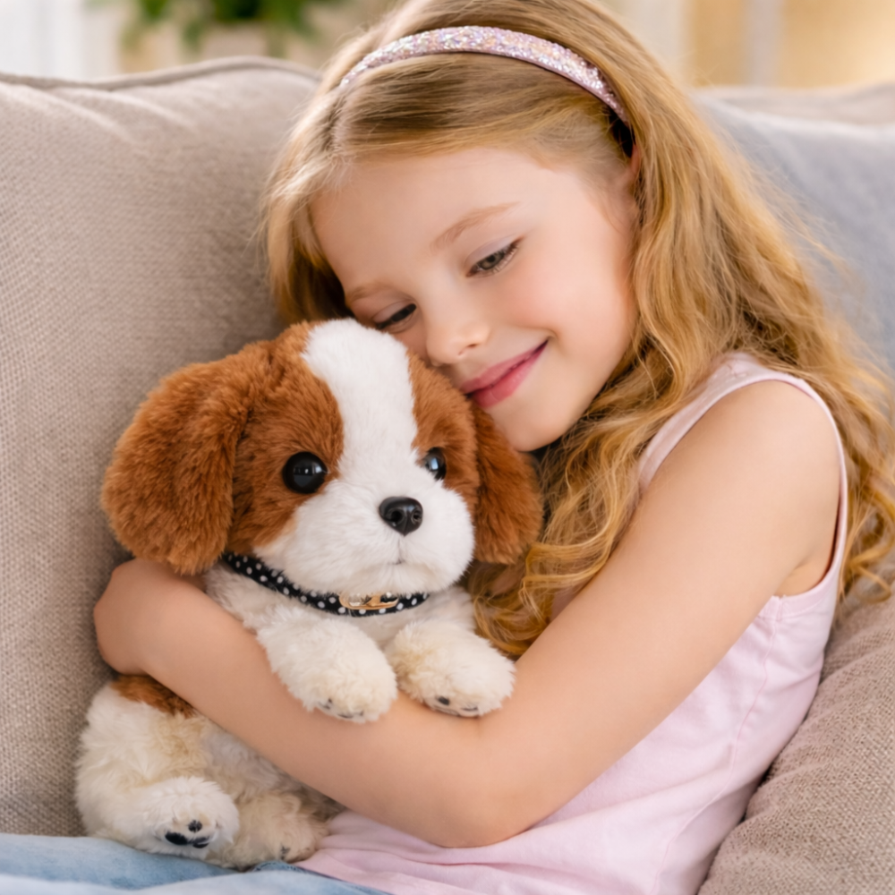 Walking Puppy Plush Toy For Kids With Interactive Sound | Temsk