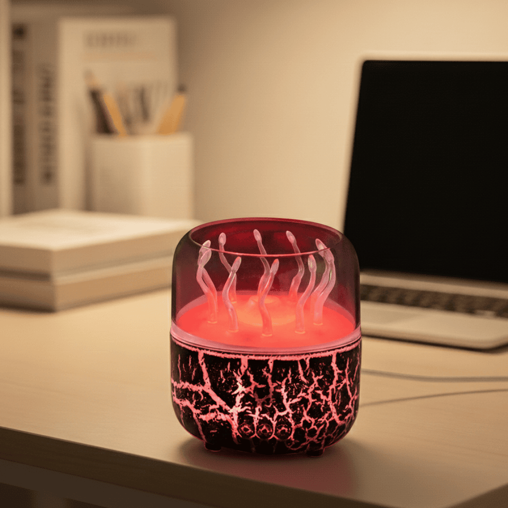 AquaGlow Jellyfish Aroma Humidifier With Timer 280 ml | Temsk