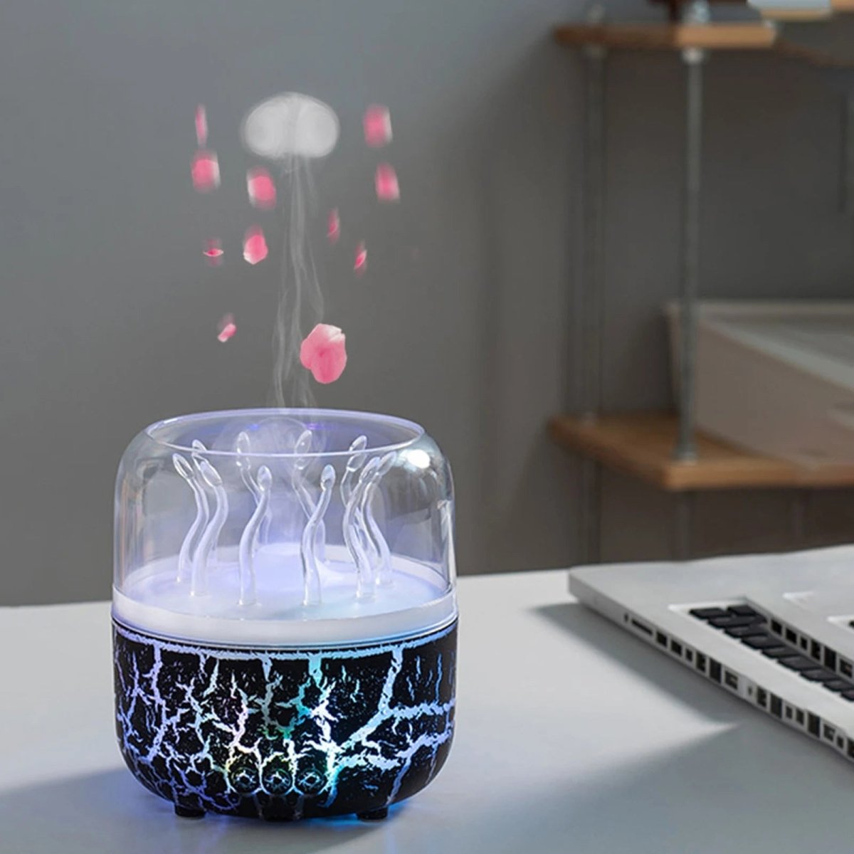 AquaGlow Jellyfish Aroma Humidifier With Timer 280 ml | Temsk