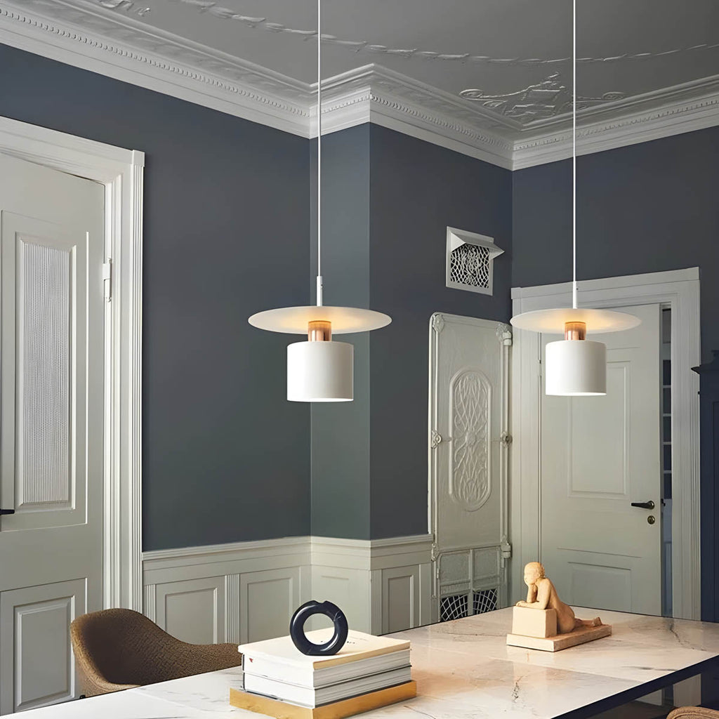 Lumenara Linear Pendant Lamp Minimalist Sleek Contemporary Ceiling Light | Snurv | Temsk