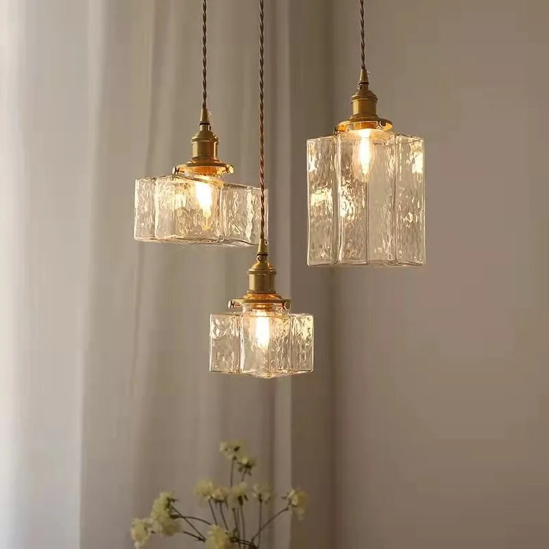NovaHue Pendant Light In Vintage Glass Style For Home Decor | Temsk