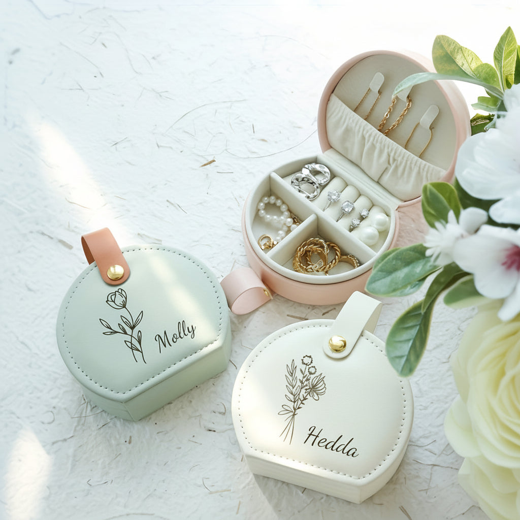 Personalized Travel Jewelry Case For Earrings And Small Keepsakes | Temsk