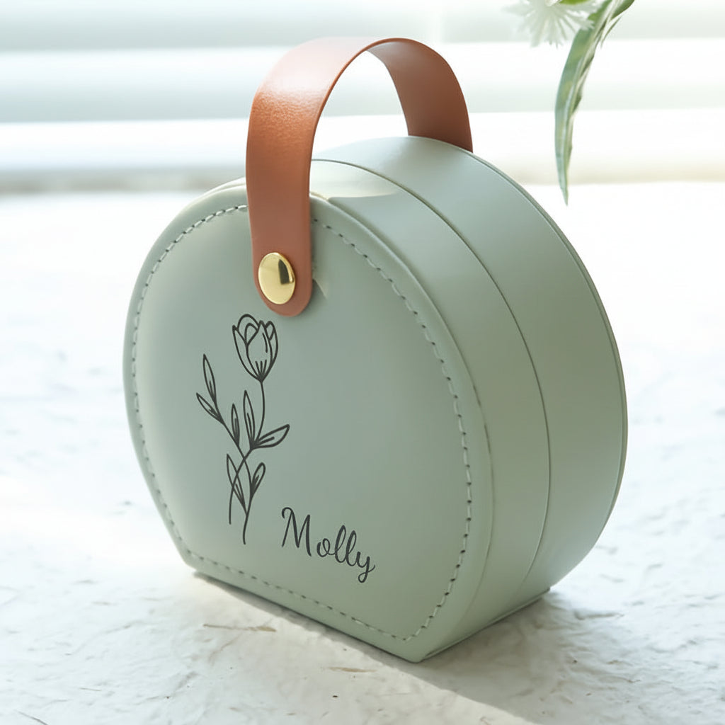 Personalized Travel Jewelry Case For Earrings And Small Keepsakes | Temsk