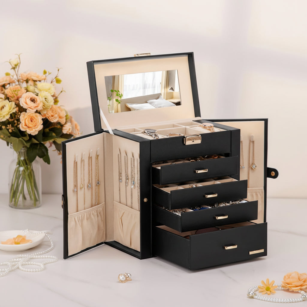 Jewelry Box With Large Drawers For Mother's Day Storage | Temsk