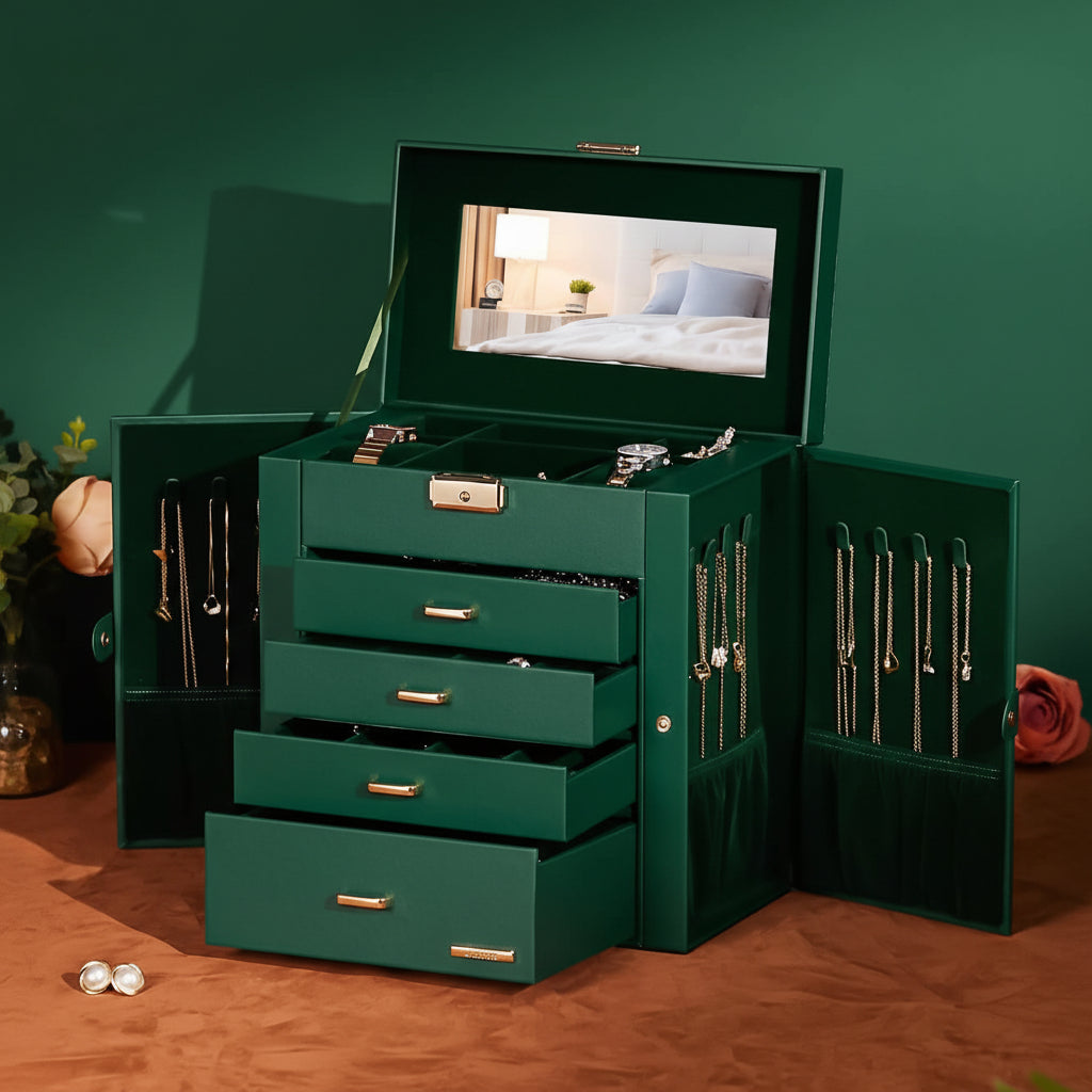 Jewelry Box With Large Drawers For Mother's Day Storage | Temsk