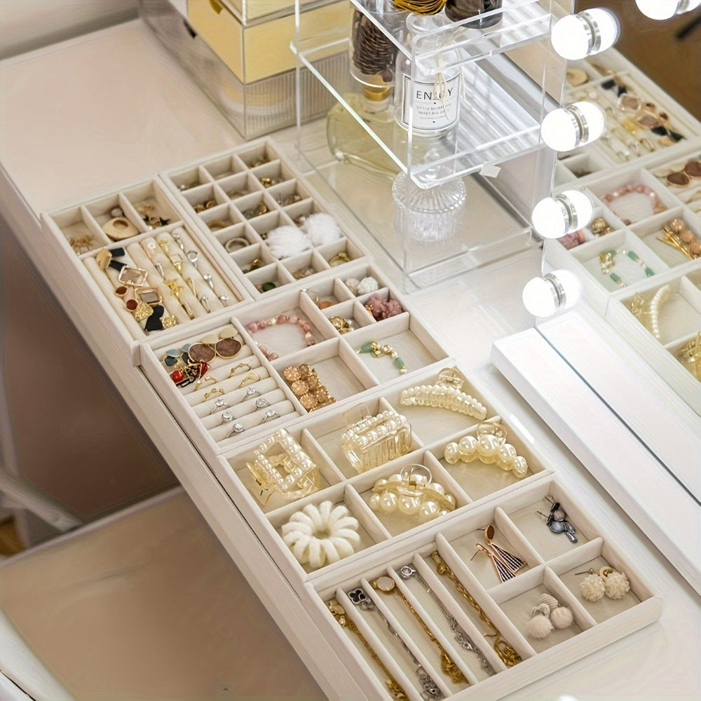 Stackable Jewelry Tray For Drawer Organization And A Gift For Mother's Day | Temsk
