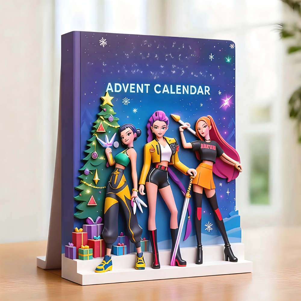 K Pop Anime Julekalender Med Daglige Gavefigurer | Temsk