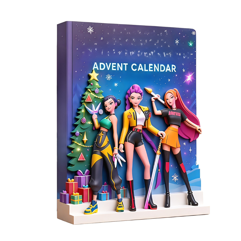 K Pop Anime Julekalender Med Daglige Gavefigurer | Temsk