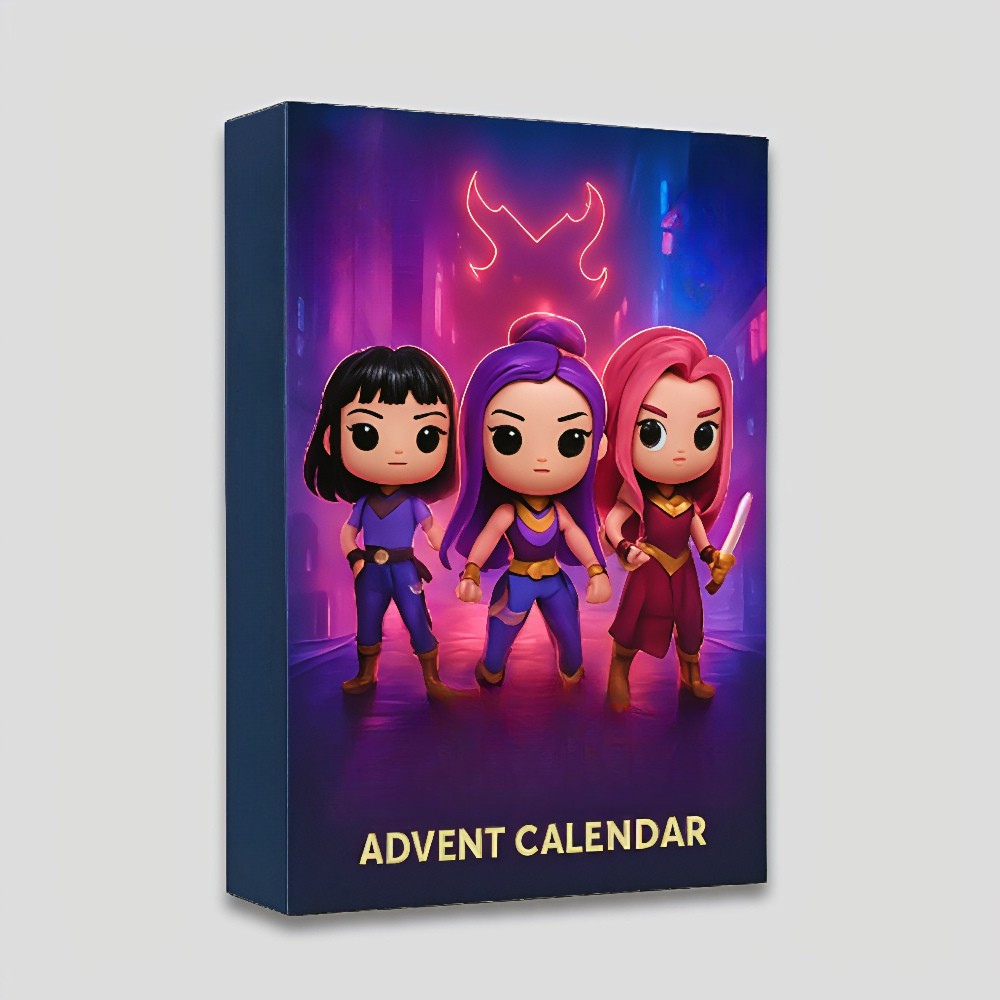 K Pop Anime Julekalender Med Daglige Gavefigurer | Temsk