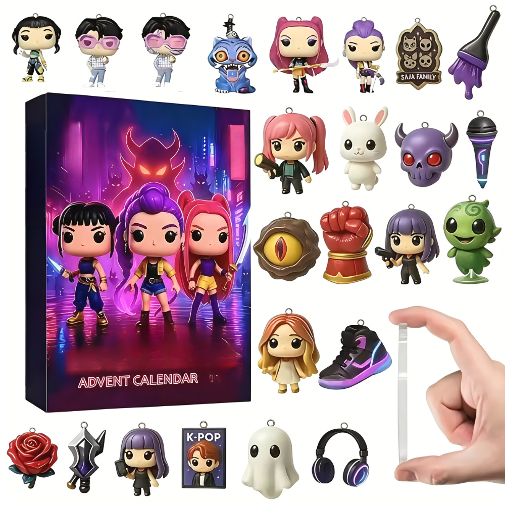 K Pop Anime Julekalender Med Daglige Gavefigurer | Temsk