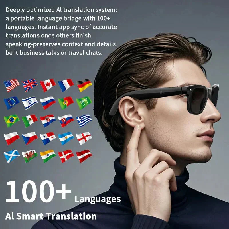 AstroLens AI Photography Sunglasses With Translation And High Quality Camera | Temsk
