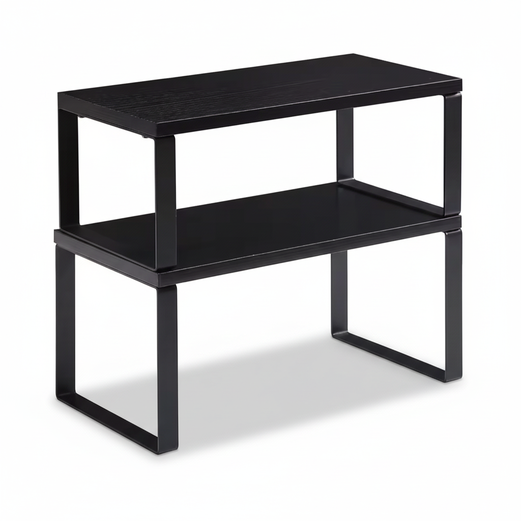 Stackable Metal Shelf Organizer For Kitchen Cabinets And Storage | Temsk