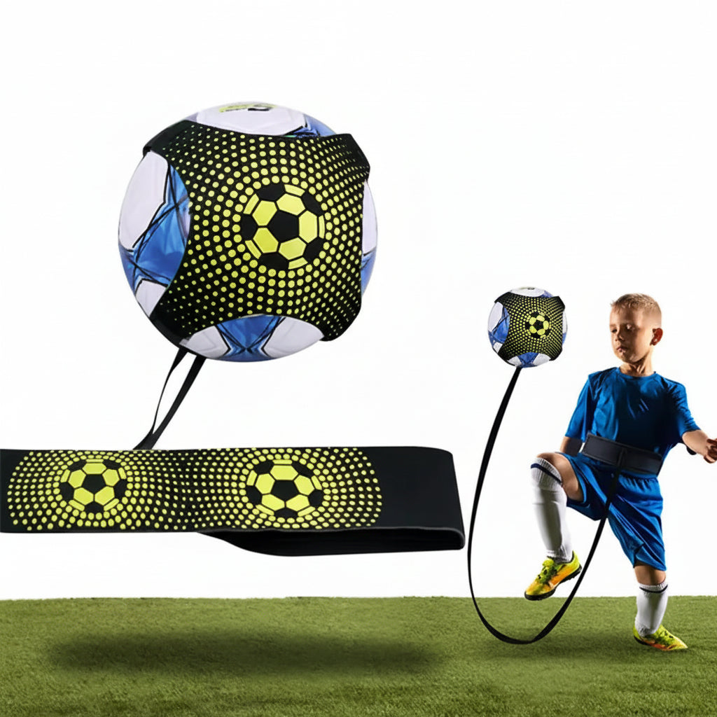 Kids Solo Soccer Drill With Rebound Belt For Accurate Passing | Temsk