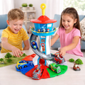Kids Car Playset With Slide Tower And Track Vehicles | Temsk
