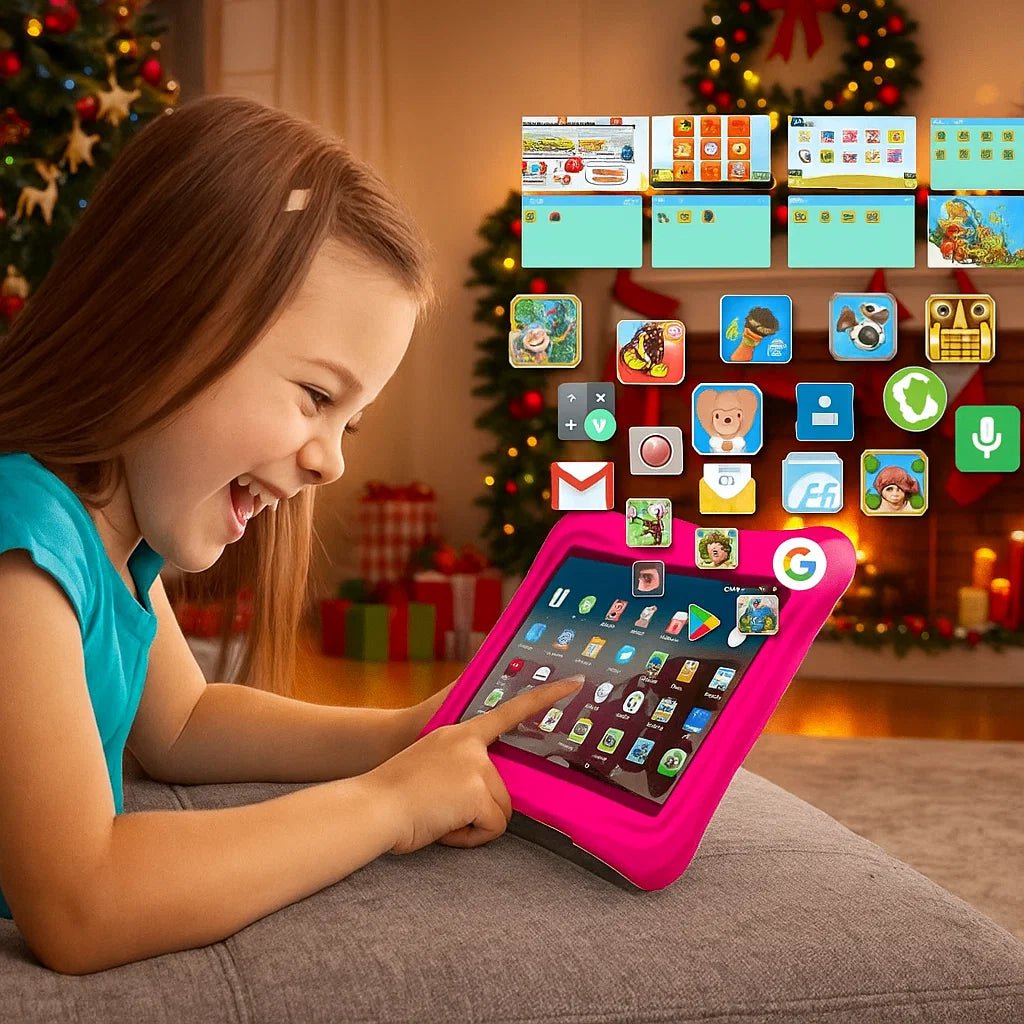 NovaLearn 7 Inch Kids Tablet With Dual Camera And 32 GB Storage | Temsk