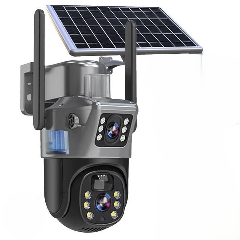 SolaraGuard 4K Wireless Security Camera With Solar Panel And 360-Degree View | Temsk