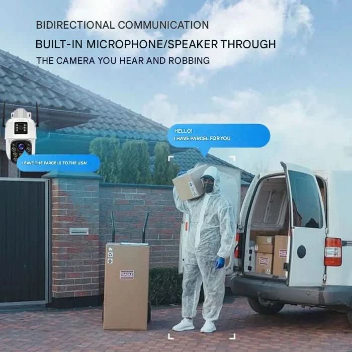 SolaraGuard 4K Wireless Security Camera With Solar Panel And 360-Degree View | Temsk