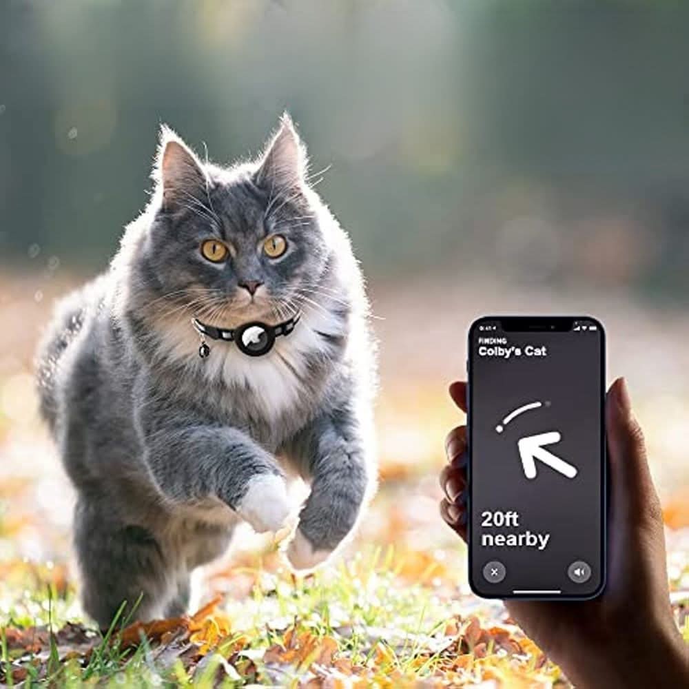 WhiskerTrack GPS Collar For Cats With Reflective Design | Temsk