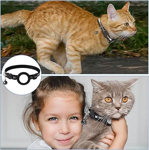 WhiskerTrack GPS Collar For Cats With Reflective Design | Temsk