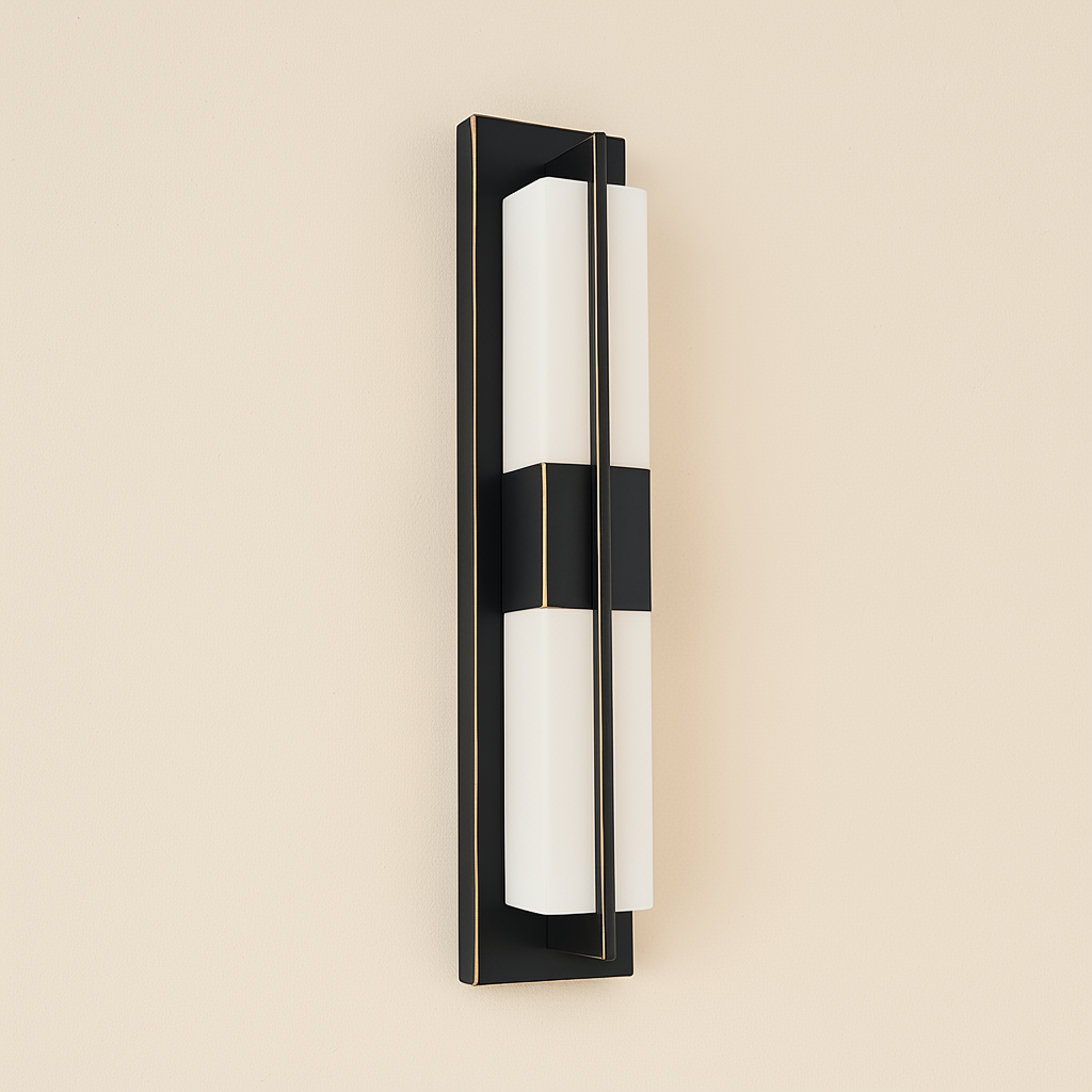 LumaCrest Contemporary Waterproof Vertical Wall Sconce for Indoor and Outdoor Use | Temsk