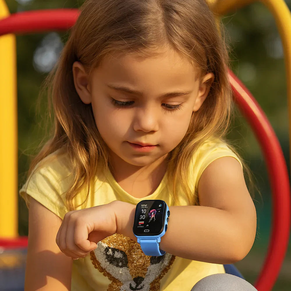4G GPS Kids Smartwatch With Camera IP67 Waterproof Touchscreen Tracker | Temsk
