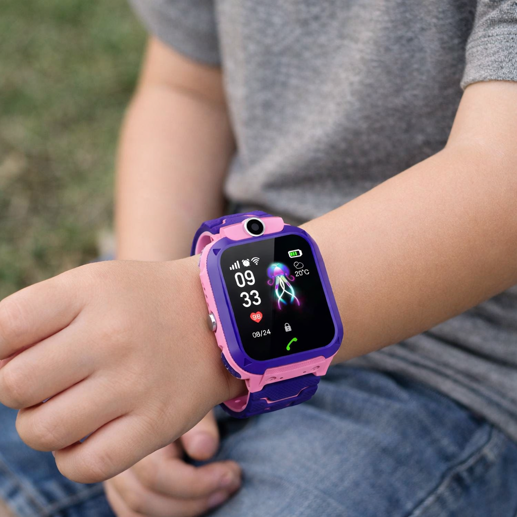 Kinder GPS Smartwatch mit Anruffunktion und Touchscreen-Armbanduhr | Temsk