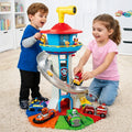 Children's Racing Car Tower With Slide Track Playset | Temsk