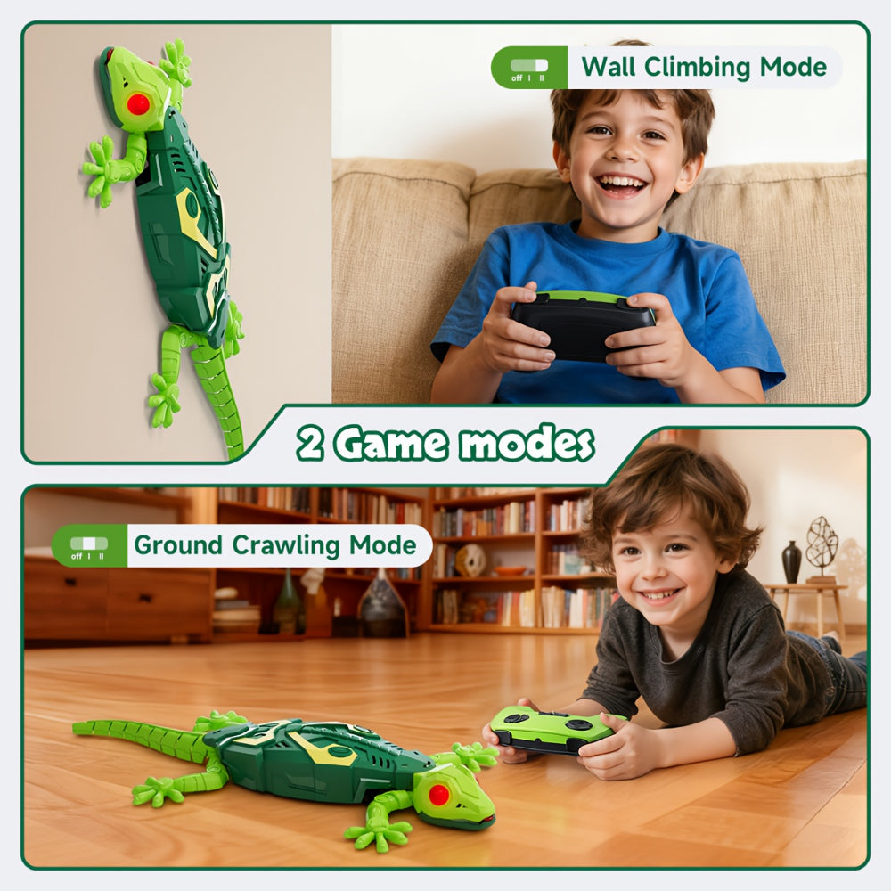 Lizard Toy With Remote Control And Wall Climb Action For Kids | Temsk